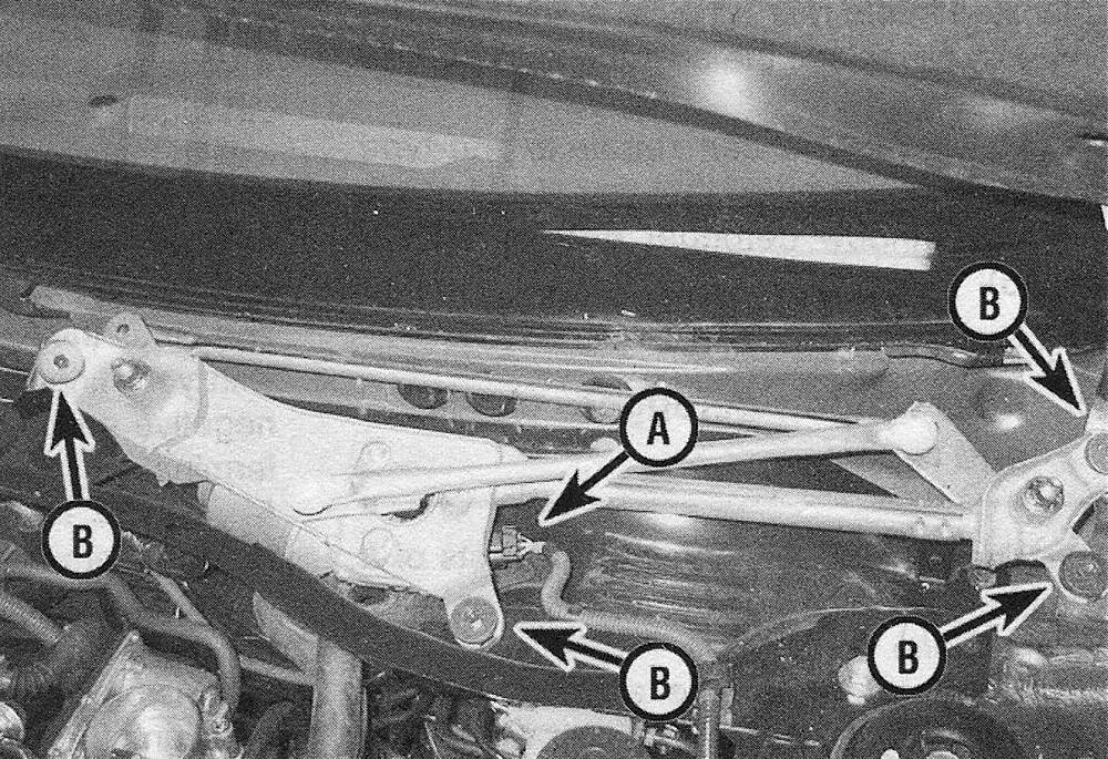 Toyota Camry Chassis electrical system | Wiper motor - replacement 