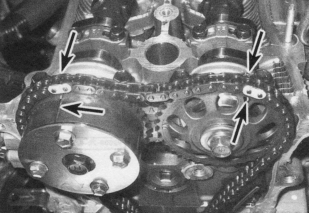 Toyota Camry Four-cylinder engines | Timing chain and sprockets — removal, inspection and installation