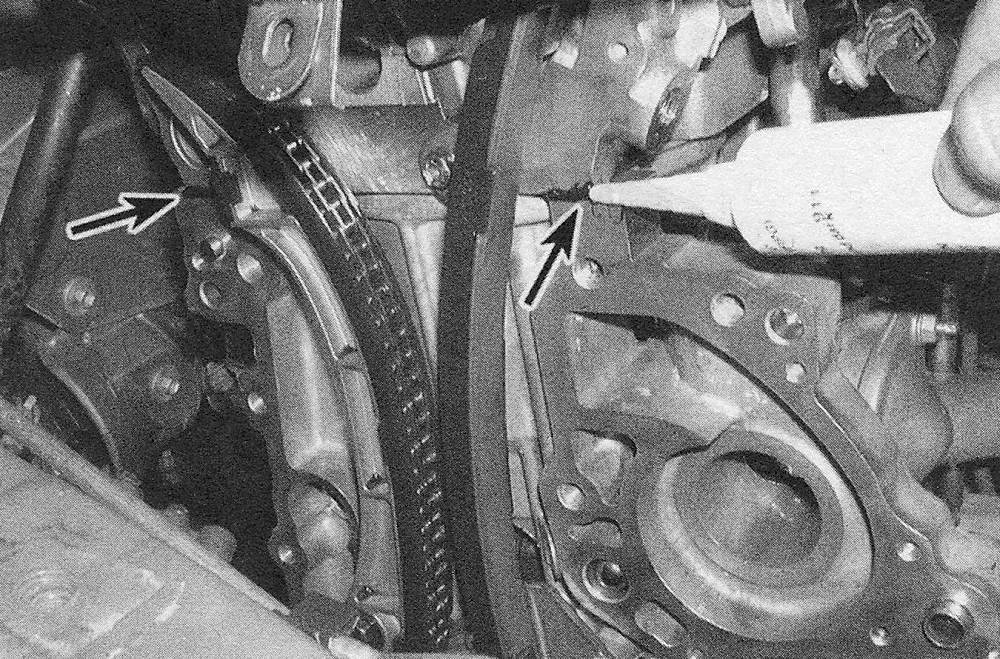 Toyota Camry Four-cylinder engines | Timing chain and sprockets — removal, inspection and installation