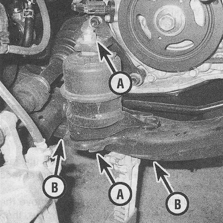 Toyota Camry Four-cylinder engines | Powertrain mounts — check and replacement