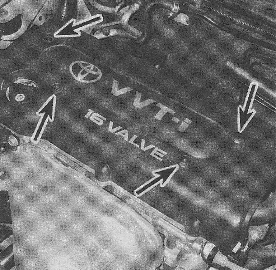 Toyota Camry Four-cylinder engines | Valve cover — removal and installation