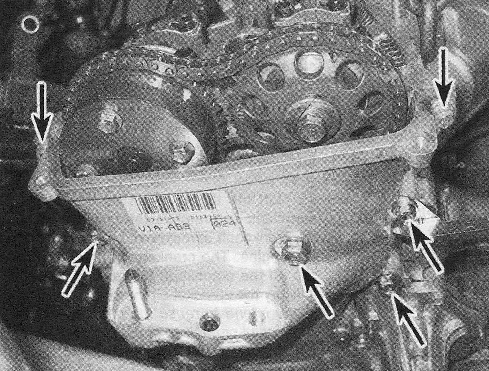 Toyota Camry Four-cylinder engines | Timing chain and sprockets — removal, inspection and installation