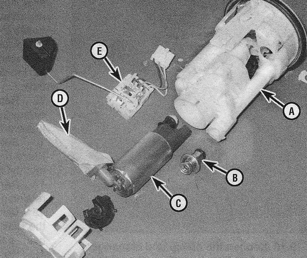 Toyota Camry Fuel and exhaust systems | Fuel pump module/fuel level sending unit - removal, component replacement and installation 