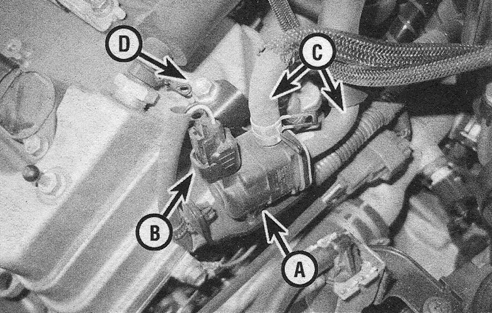 Toyota Camry Emissions and engine control systems | Evaporative Emissions Control (EVAP) system - component replacement