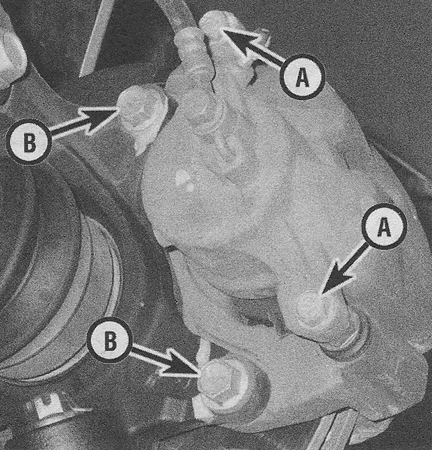 Toyota Camry Brakes | Disc brake caliper - removal and installation